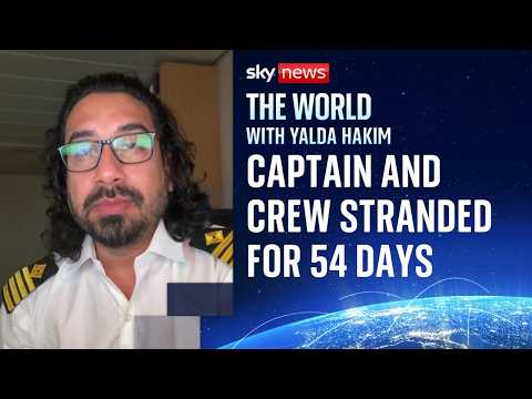 ‘We have become collateral victims’: Ship captain stranded in Strait of Hormuz speaks to Sky News