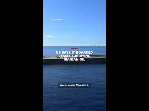 US says it boarded vessel carrying Iranian oil