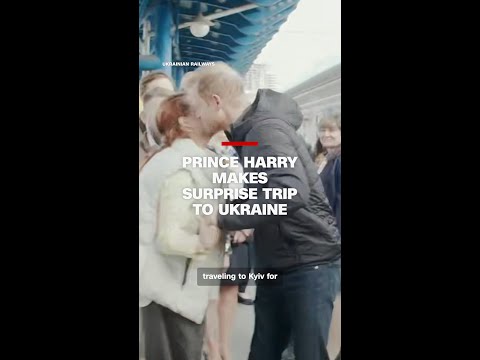 Prince Harry makes surprise trip to Ukraine
