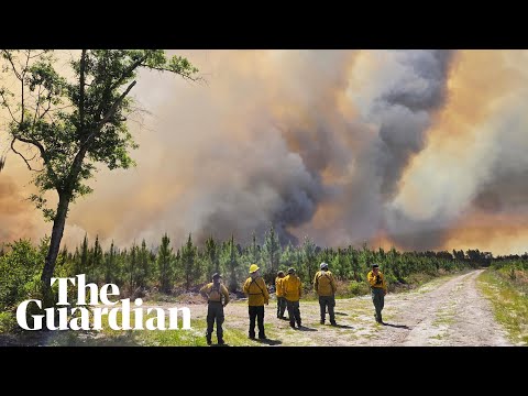 Wildfires rage across Georgia and Florida