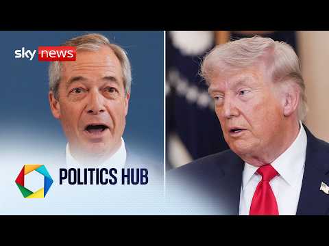 Farage distances himself from Trump’s war in Iran | Politics Hub with Ali Fortescue