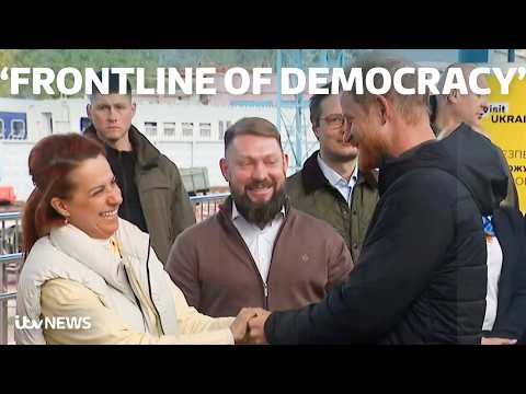 We were given exclusive access inside Prince Harry’s Ukraine trip