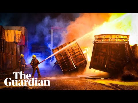 Flames engulf Odesa port hit by Russian drone strikes