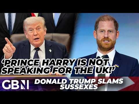 Donald Trump SLAMS Prince Harry as Sussexes call for US focus on Ukraine – ‘Great advice!’