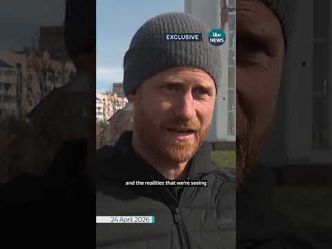 EXCLUSIVE: Prince Harry talks about holding world leaders accountable while on his trip to Ukraine
