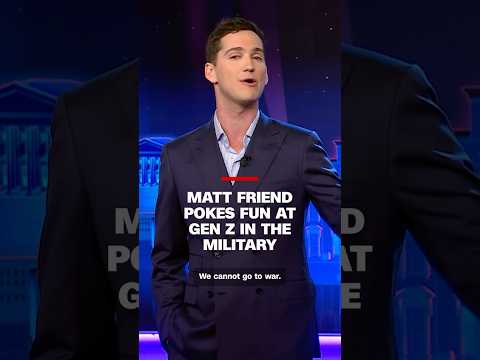 Matt Friend pokes fun at Gen Z in the military