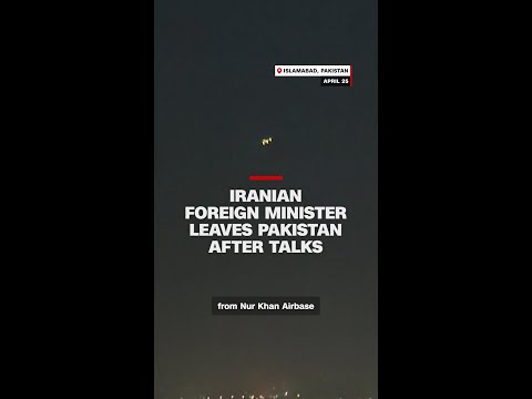 Iranian foreign minister leaves Pakistan after talks