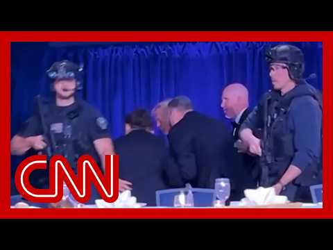 Shots fired at WH Correspondents’ Dinner; Trump rushed off stage