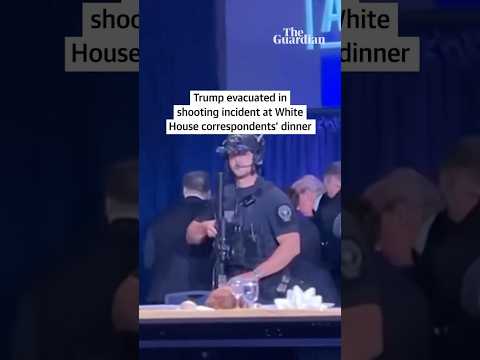 Trump evacuated in shooting incident at White House correspondents’ dinner