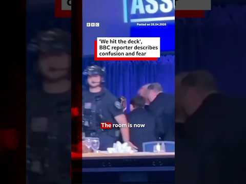 BBC reporter recalls moment of shooting at Correspondents’ Dinner. #DonaldTrump #BBCNews
