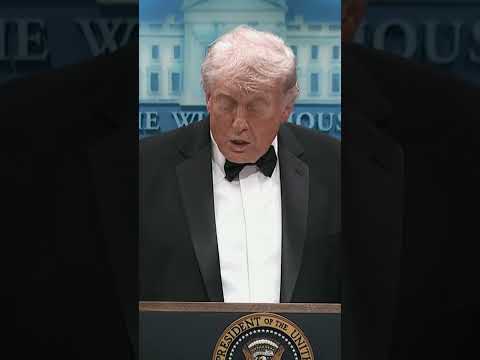 Donald Trump speaks after shooting incident at correspondents’ dinner