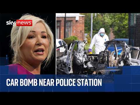 Northern Ireland leaders hold news conference on car bomb attack on police station