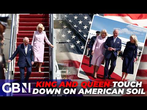 WATCH: King Charles and Queen Camilla touch down in US for historic state visit