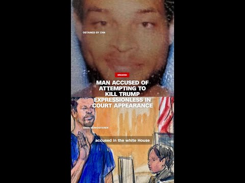 Man accused of attempting to kill Trump expressionless in court appearance