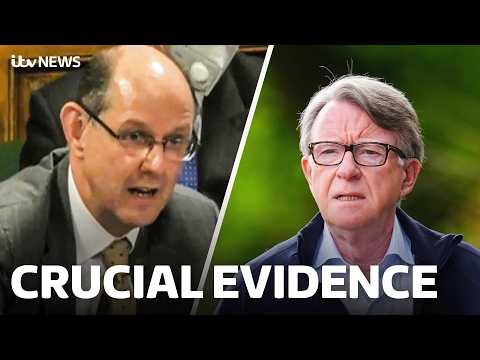 WATCH LIVE: Key official in Lord Mandelson vetting process gives his side of story
