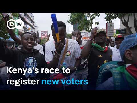 Kenya’s Gen Z are back out on the streets to get young people registered to vote | DW News