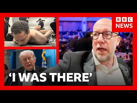 I was at the White House correspondents’ dinner shooting – here’s what happened | BBC News
