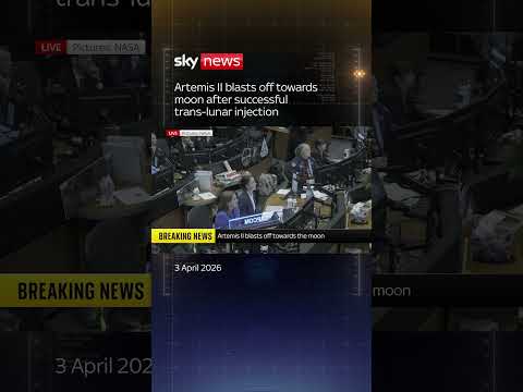 BREAKING: Artemis II has blasted off towards the moon after a successful trans-lunar injection