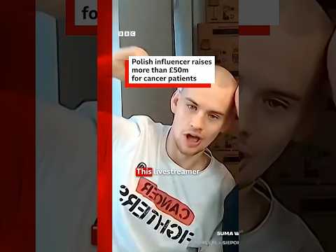 Polish influencer raises more than £50m for cancer patients. #Latwogang #Charity #BBCNews
