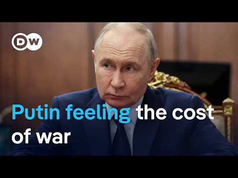 Putin’s approval rating drops as Russians grow tired of economic pain from the war | DW News