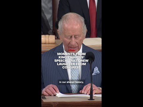 Moments from King Charles’ speech to Congress that drew laughter
