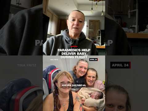 Paramedics help deliver baby during flight