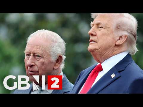WATCH: King Charles and Queen Camilla attend a state dinner hosted by Donald Trump