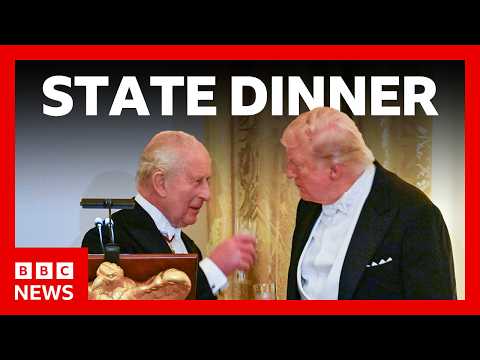 Trump claims King Charles ‘agrees’ Iran shouldn’t have nuclear weapon in banquet speech | BBC News