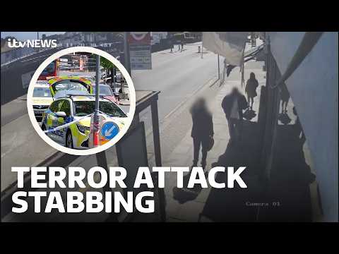 CCTV shows moments before anti-semitic knife attack in London