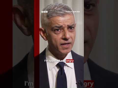 London Mayor Sadiq Khan has said he is “appalled and angry” after Jewish men were stabbed. #BBCNews