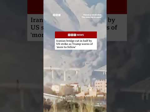 At least eight killed and 100 injured in US strike on Iranian bridge. #Karaj #Iran #BBCNews