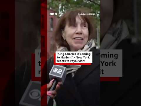 King Charles III and Queen Camilla visit New York as part of trip to America. #BBCNews