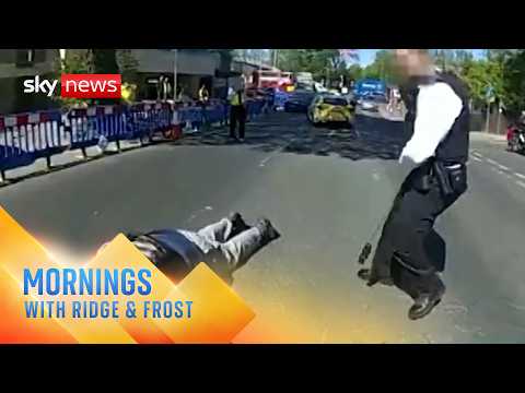 Police release bodycam footage of Golders Green arrest | Mornings with Ridge and Frost