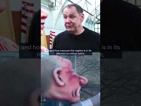 German artist sentenced to prison in Russia for mocking Putin | DW News