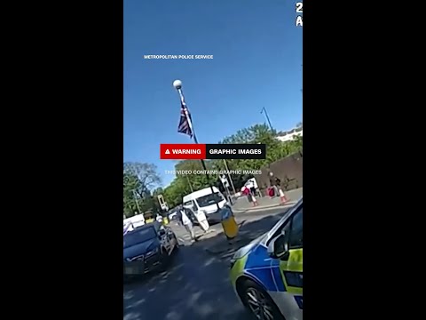 Bodycam footage shows police arrest suspect after stabbing of Jewish men