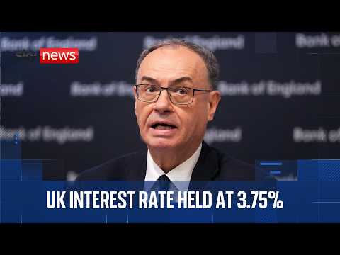 Bank of England holds interest rate at 3.75%