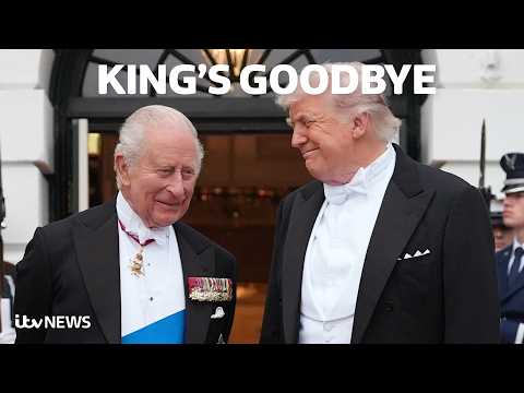Watch LIVE: King says farewell to Trump at White House