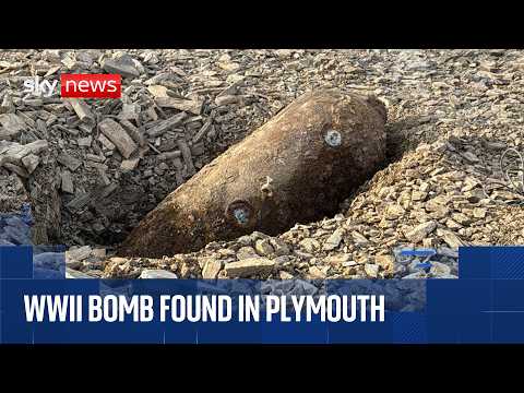 Police and military statement after unexploded WWII device found in Plymouth