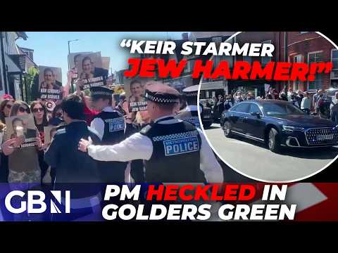 WATCH: Keir Starmer HECKLED at site of Golders Green terror attack – ‘shame on you!’