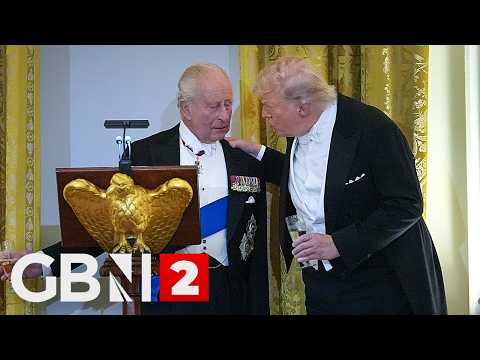 WATCH: Donald Trump says goodbye to King Charles and Queen Camilla