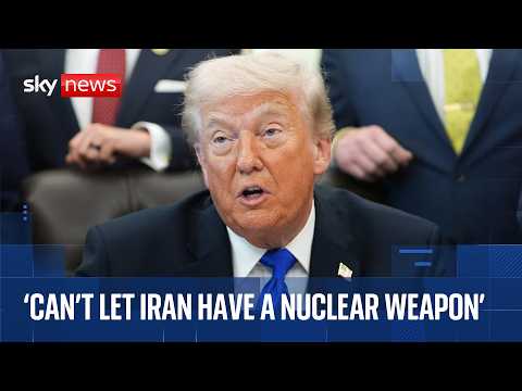 Trump discusses Iran war in Oval Office remarks