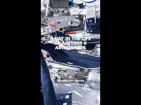 A day in the life of Artemis II astronauts