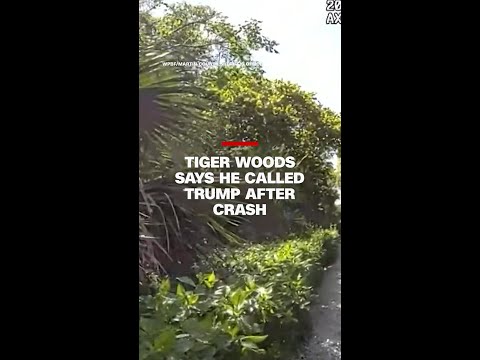 Tiger Woods says he called Trump after crash