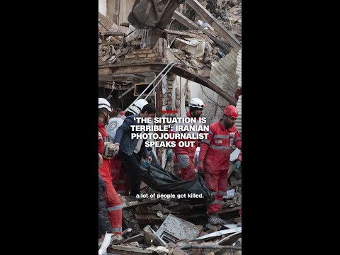 ‘The situation is terrible’: Iranian photojournalist speaks out