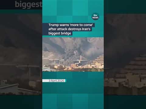 Trump warns ‘more to come’ after attack destroys Iran’s biggest bridge #IranWar #War