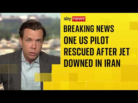 One of two US pilots rescued alive after fighter jet downed in Iran