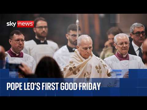 The Pope leads Lord’s Passion Mass
