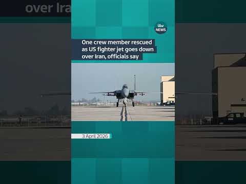 One crew member rescued as US fighter jet goes down over Iran, officials say #iran #iranwar
