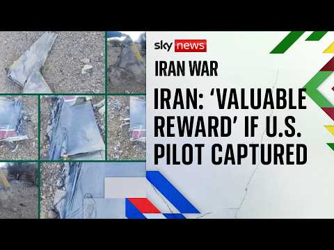 Iran offers ‘valuable reward’ for pilot after US fighter jet downed