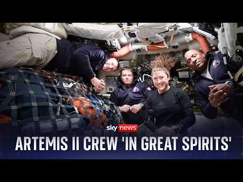 Artemis II crew ‘in great spirits’ and have spoken to their families